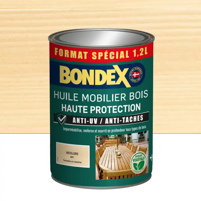 Huile mobilier bois 1 l + 20% BONDEX Affaire À Saisir