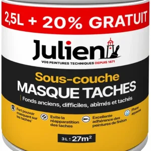 Pas Cher Sous-couche MASQUE TACHE multi-supports 2,5 l + 20 % gratuit - JULIEN