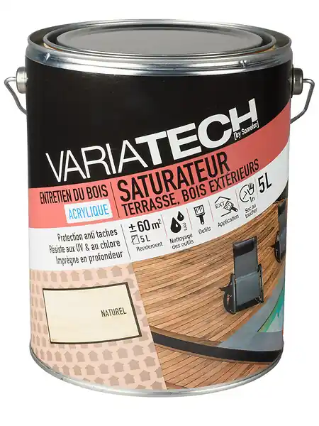 Seulement Aujourd'hui Saturateur bois extérieur - 1L VARIATECH