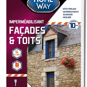 Prix Choc Imperméabilisant toit et façade incolore - 5L HOMEWAY