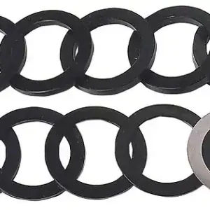 Acheter En Ligne Jeu de 10 bagues épaisseur 0,1 à 1 mm alésage 50 mm Leman