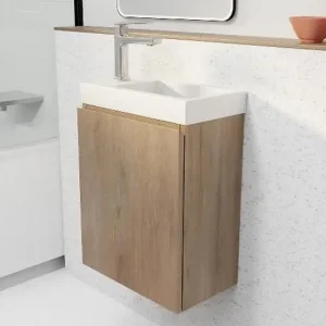 Livraison Express Lave-mains suspendu bois ELEMENTARY - 40cm AURLANE