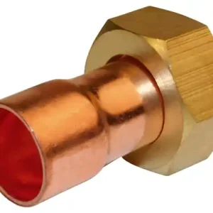Marque Raccord droit à souder diamètre 12 mm avec écrou prisonnier femelle 15/21 (1/2)