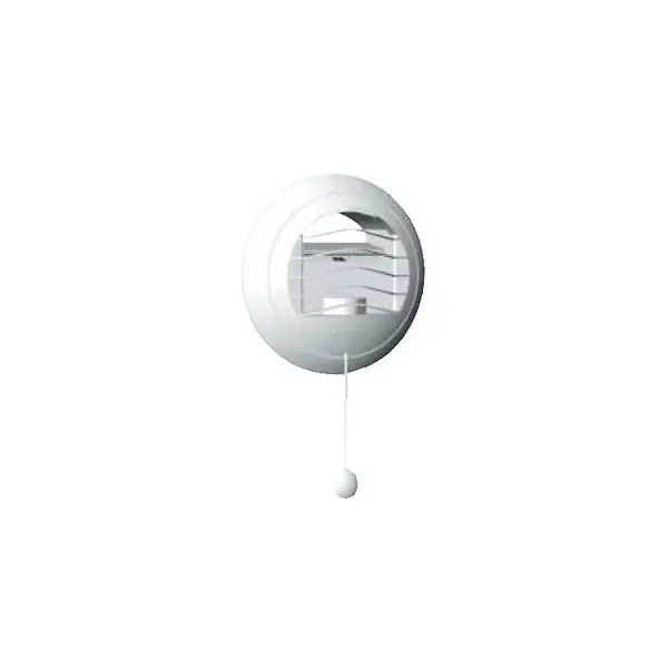 Jusqu'à Épuisement Des Stocks Bouche d‘extraction autoreglable bi-débit BARP 45/105 - ø 125mm - 45m³/h - Avec manchette placo 3 griffes - Cordelette UNELVENT