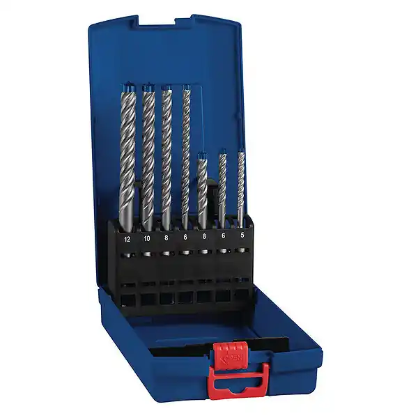 Dernier Modèle Coffret de 7 forets EXPERT SDS Plus-7X BOSCH 2608900195 5/6/6/8/8/10/12 mm