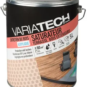 Saturateur terrasse teck - 5L VARIATECH Offre Du Jour