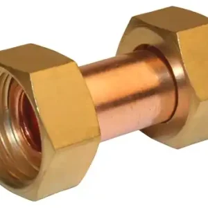 Promotion Raccord à visser 2 pièces écrou tournant femelle femelle 12/17 (3/8)