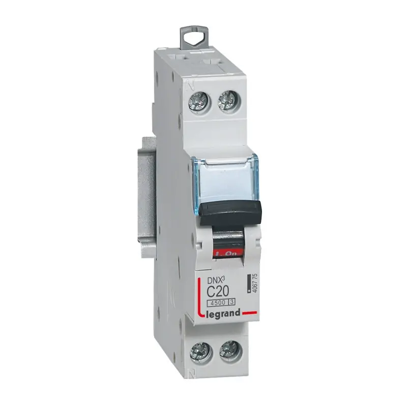 Promotion Saisonnière Disjoncteur phase+neutre DNX3 20A 4,5kA LEGRAND