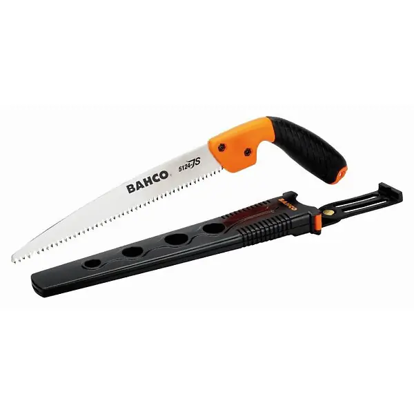 Scie arboricole Bahco portable 240mm avec poignée bimatière et étui pour la coupe de bois vert Must-Have
