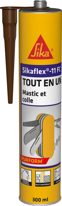 Mastic Colle Polyuréthane Sikaflex 11 FC Purform Marron 300 ml SIKA Jusqu'à Épuisement Des Stocks