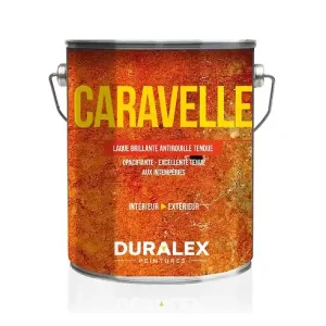 Prix Réduit Laque brillante antirouille de finition Caravelle gris clair 3L - DURALEX - 108100541