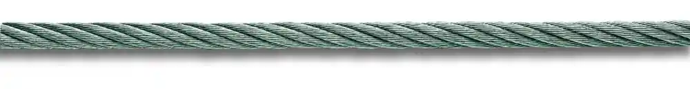 Câble acier dur galvanisé âme textile 7 x 7 fils charge travail 97 kg diamètre 3 mm vendu au mètre CHAPUIS Soldes