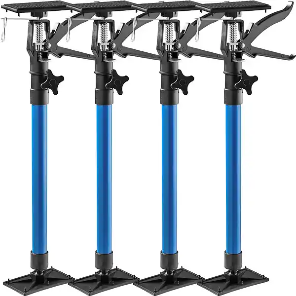 Retour Gratuit 4 Etai de Soutien Télescopique de Porte de 51 cm à 115 cm TECTAKE