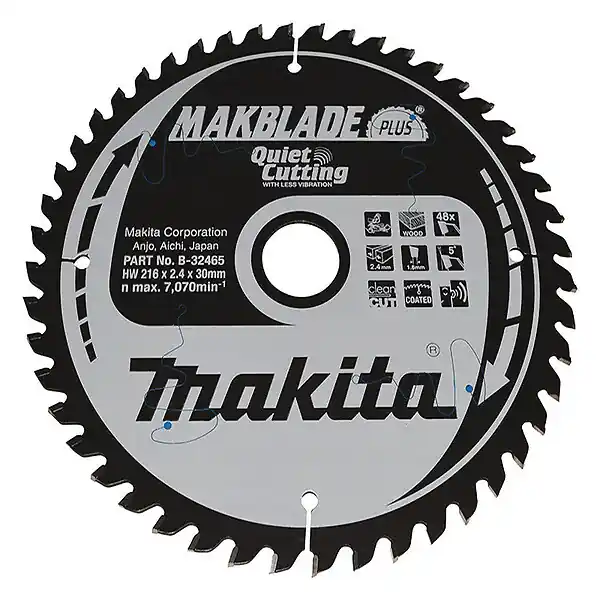 Lame de scie MAKITA B-32465 216 x 30 48 dents Seulement Aujourd'hui