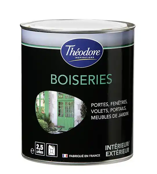 Satisfait Ou Remboursé Peinture glycéro boiseries - Base à teinter - 2,5L THEODORE PEINTURES