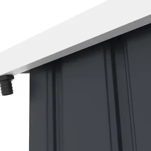 Gouttière pour abri de jardin en métal de 6 à 13 m2 HABITAT ET JARDIN Vente Flash