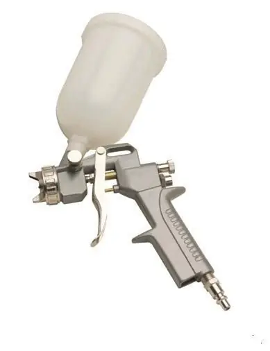 Pistolet peinture à gravité à jet orientable avec godet 500 ml MECAFER Meilleure Vente