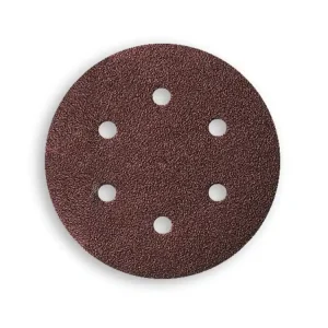 Disques diamètre 150 mm pour ponceuse excentrique - grain 80 pour bois et métal par 5 Dernière Chance
