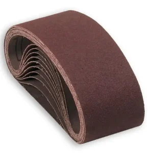 Promotion Bandes 75 x 457 mm pour ponceuse à bande - grain 80 par 3 SEA