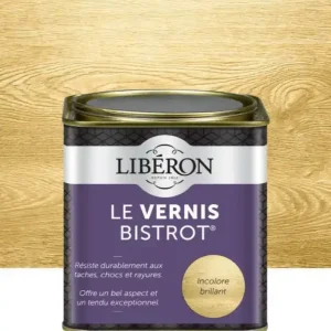 Vernis bistrot incolore satin 500 ml LIBERON Prix Bas