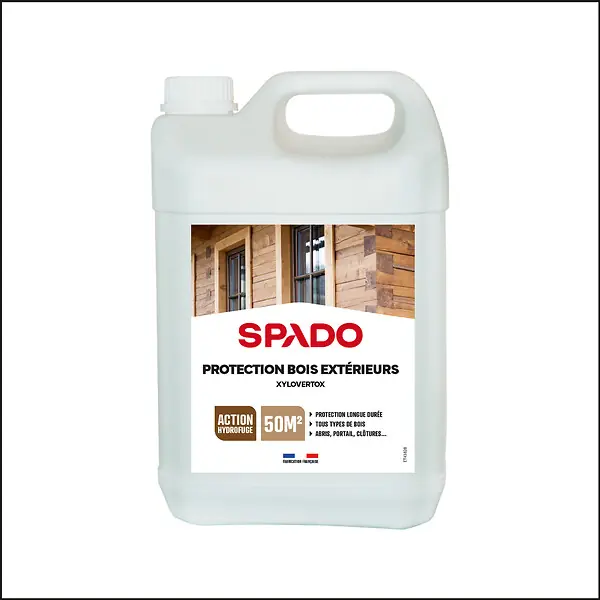 Achat Immédiat Huile de traitement bois extérieur Xylovertox - 5L SPADO