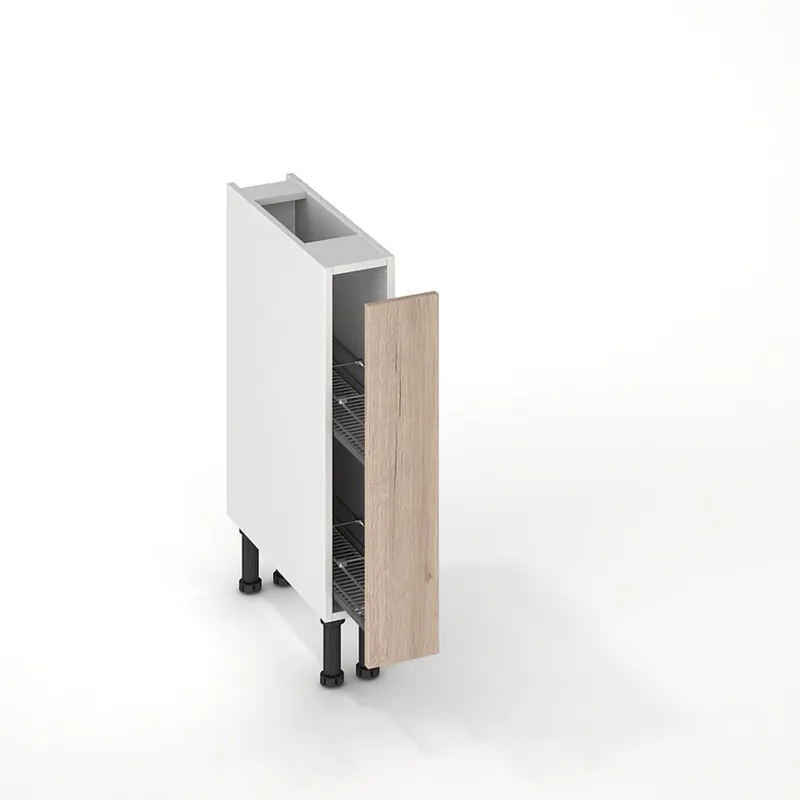Façade effet bois pour meuble range-épices Nature syncron naturel 70 x 15 cm OFITRES Nouveauté