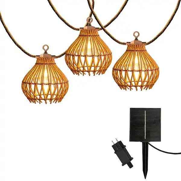Produit De Marque Guirlande solaire ROTILIA HYBRID 10 ampoules 8M LUMISKY