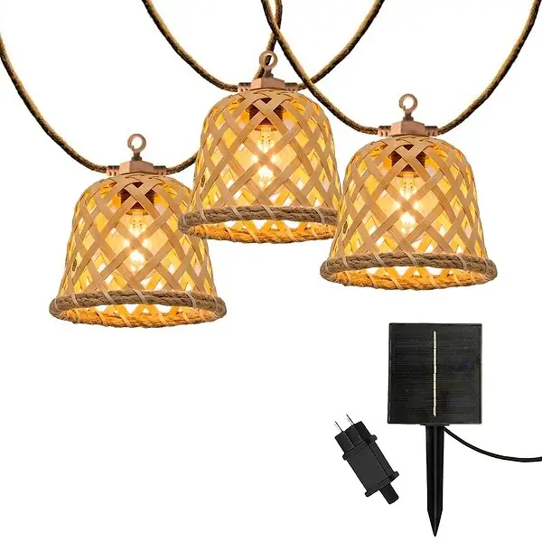 Acheter Direct Guirlande solaire MALY HYBRID 10 ampoules 8M LUMISKY