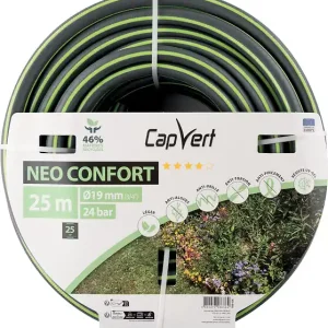 Expédition Rapide Tuyau d‘arrosage NEO CONFORT - diam.19mm - L.25m CAP VERT