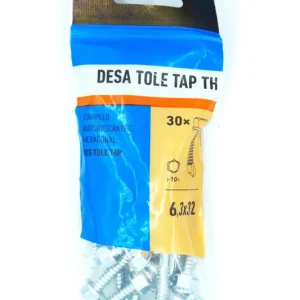 Vis autoperceuses tête hexagonale 6.3 x 32 mm par 30 DESA Commander Vite