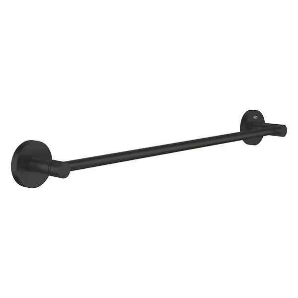 Start barre porte-serviettes en métal et fixations cachées, noir mat (G411972430) GROHE Dernier Modèle