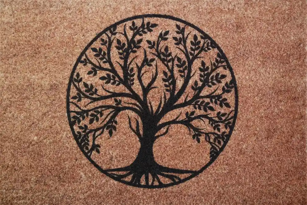 Tapis DALLAS "ARBRE" - 40x60cm - Ep.5mm ID HOME Offre Du Jour