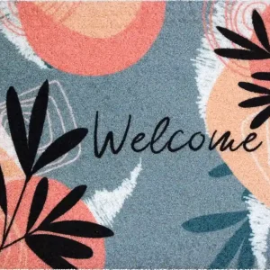 Prix Réduit Tapis DALLAS "WELCOME FLEUR" - 40x60cm - Ep.5mm ID HOME