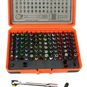 Coffret serrage précision - 98 embouts acier chrome vanadium FISCHER DAREX Usine Directe