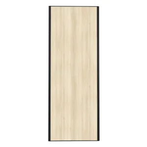 Jusqu'à Épuisement Des Stocks Porte de placard Acacia Crème Profil noir H 248,5 x L 62,2 cm YNGENIO