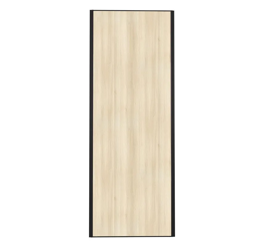 Jusqu'à Épuisement Des Stocks Porte de placard Acacia Crème Profil noir H 248,5 x L 62,2 cm YNGENIO