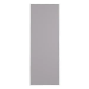 Prix Cassé Porte de placard Gris Profil blanc H 248,5 x L 62,2 cm YNGENIO