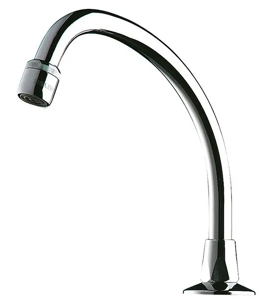 Bec col de cygne orientable - Longueur 200 mm - Hauteur 200 mm - Chromé- réf 967202 - DELABIE Bon Marché