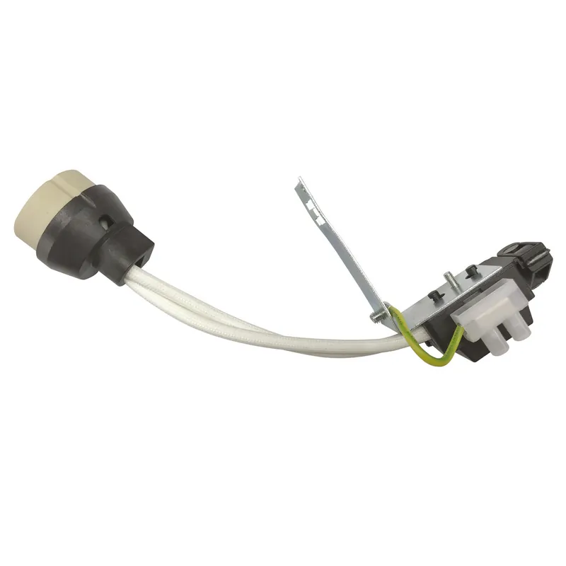 Réduction Douille électrique GU10 avec borne automatique blanc - GEFOM