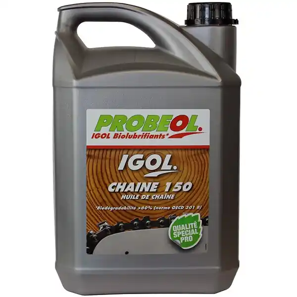Super Prix Huile de chaîne filante bio IGOL pour tronçonneuse et élagueuse - 5 litres GT GARDEN