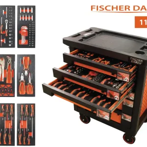 Servante équipée de 114 outils FISCHER DAREX Commande En Gros