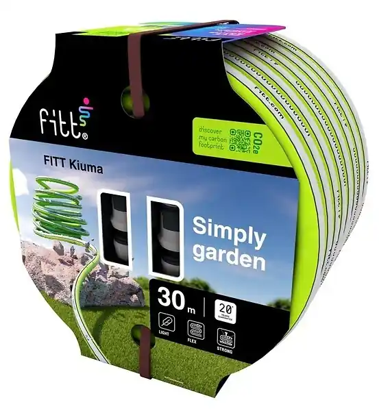 Remise Tuyau d‘arrosage TPE KIUMA Lime - 30m - Diam.13mm FITT