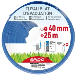 Réduction Tuyau Plat LG 25M Diam 40MM