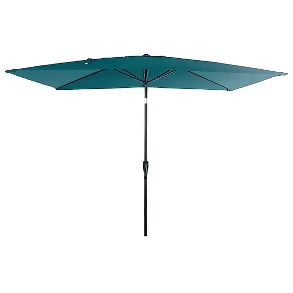 Réduction Parasol droit HAPUNA rectangulaire 2x3m bleu HAPPY GARDEN