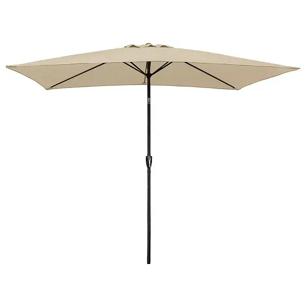 Offre Exclusive Parasol droit HAPUNA rectangulaire 2x3m beige HAPPY GARDEN