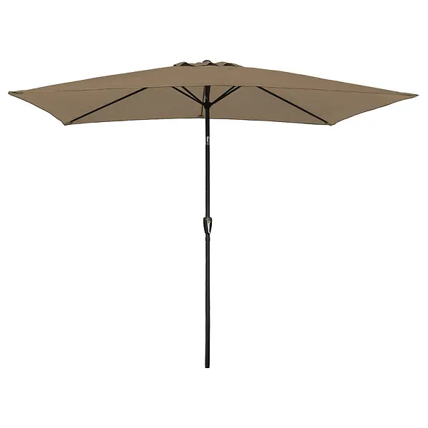 Parasol droit HAPUNA rectangulaire 2x3m taupe HAPPY GARDEN Commande En Gros