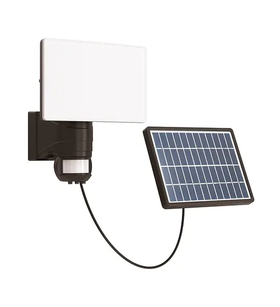 Authentique Projecteur mural solaire - Noir - 1000lm XANLITE