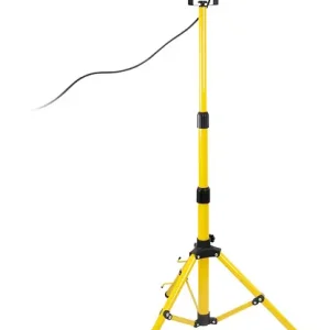 Authentique Projecteur LED chantier sur trépied - 20W - 1600lm ELEXITY