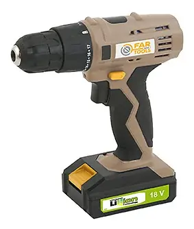 Seulement Aujourd'hui Perceuse-visseuse sans-fil LI180 - 18V - 16 Nm FAR TOOLS