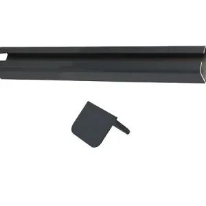 Bon Plan Poteau clôture départ-fin alu - Gris - H.2320xl.60xEp.42mm XYLTECH